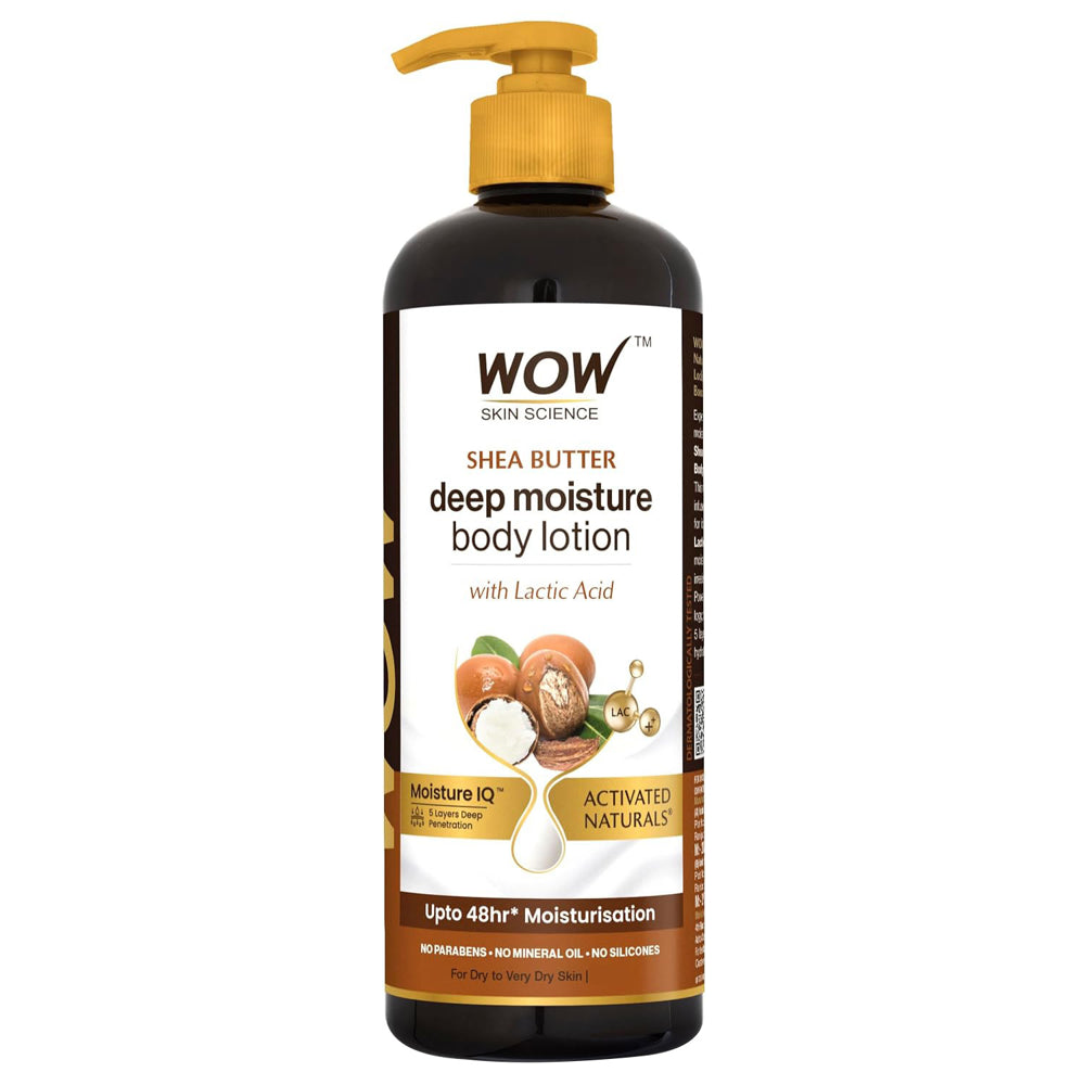 WOW Shea Butter With Lactic Acid Body Lotion - 400 ml
