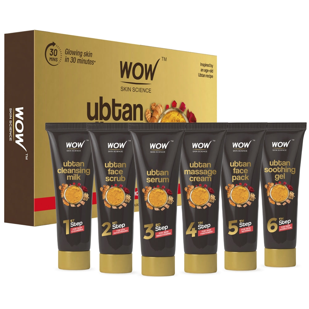 WOW Ubtan Radiance Facial Kit - 6 x 10 ml