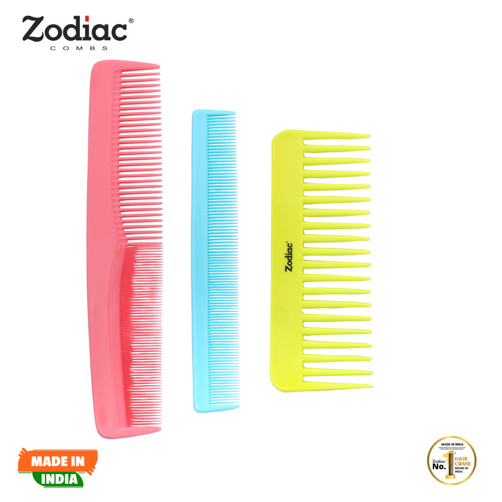 Zodiac 3P Neon Comb Multicolour - Pack Of 3 - 1 U