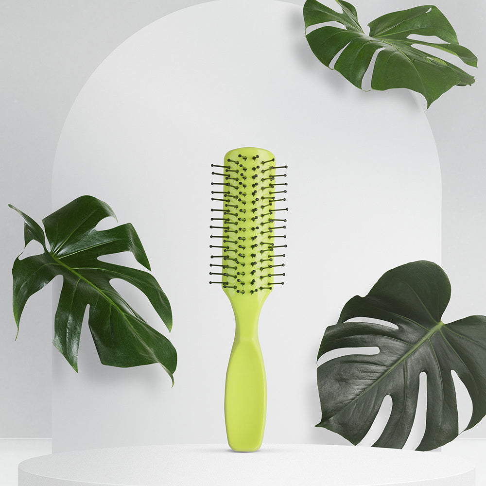 Zodiac Mini Flat Brush - Green - 1 U