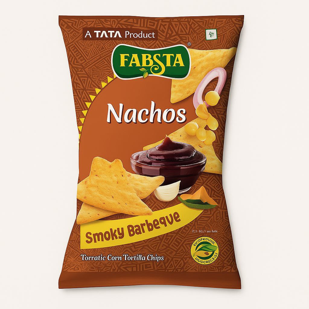 TATA Fabsta Smoky Barbeque Nachos 130 Gm