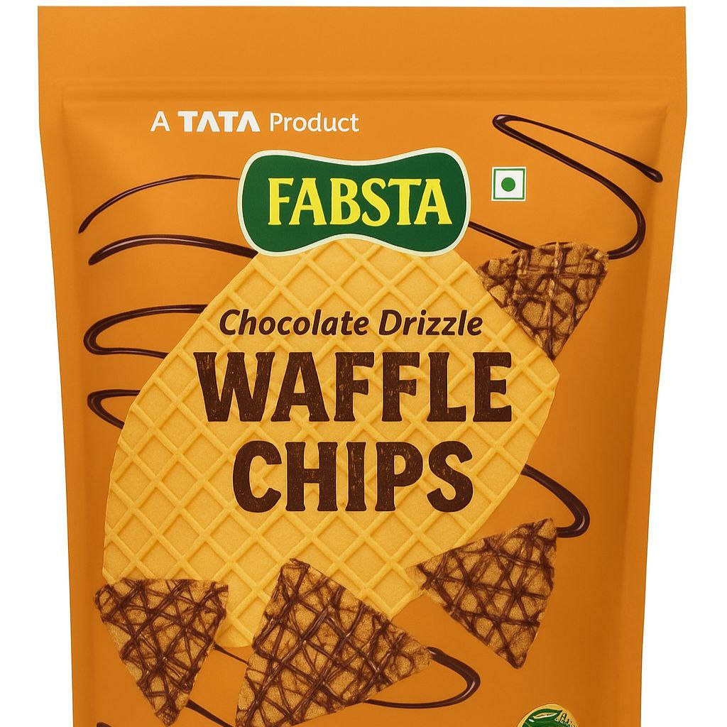 TATA Fabsta Waffle Chips 80 Gm