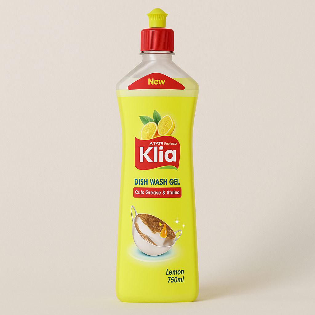 TATA Klia Dishwash Gel Lemon 750 Ml