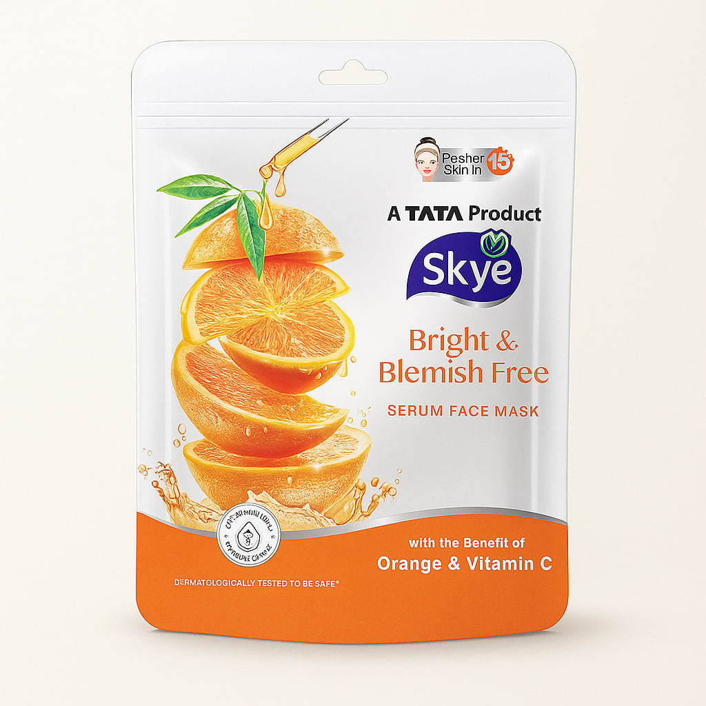 TATA Skye Brightening Orange Face Mask 21 Gm