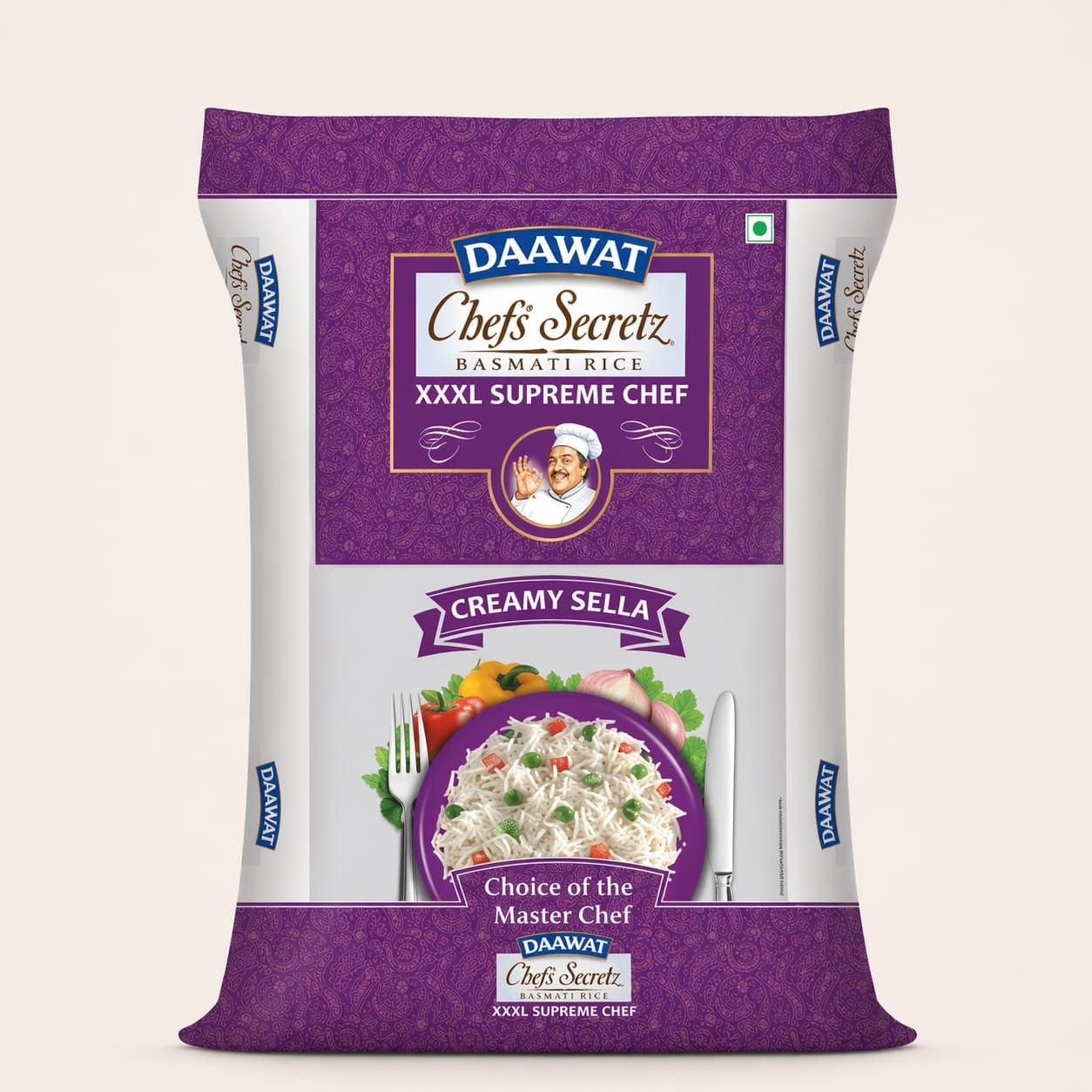 Daawat FS - Chef Secretz Special XXL Cream Sella, 30 Kg