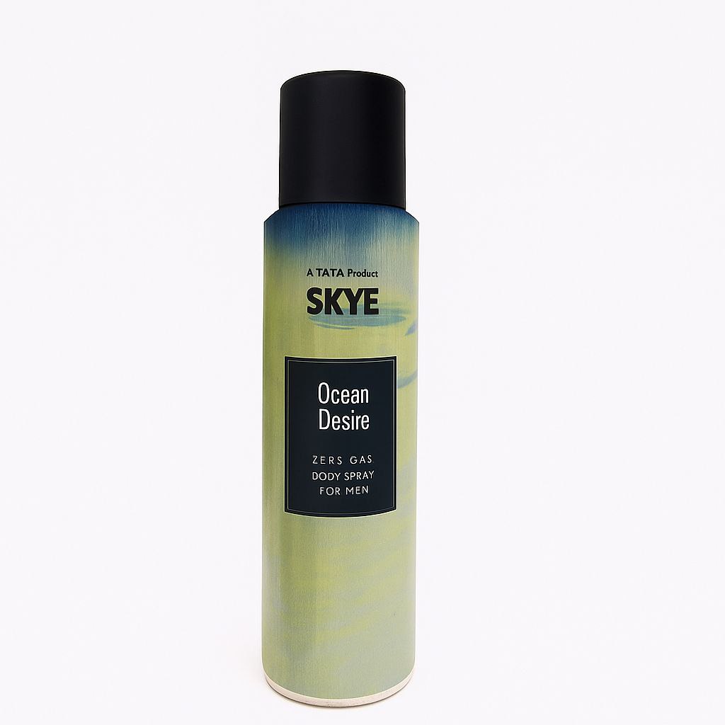 TATA Skye Ocean Desire Zero Gas Body Spray For Men 128 Ml