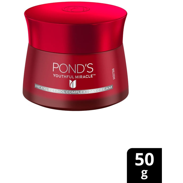 Ponds Youthful Miracle Hexyl Retinol Complex Renew & Repair SPF 15 PA++ Day Cream - 50g