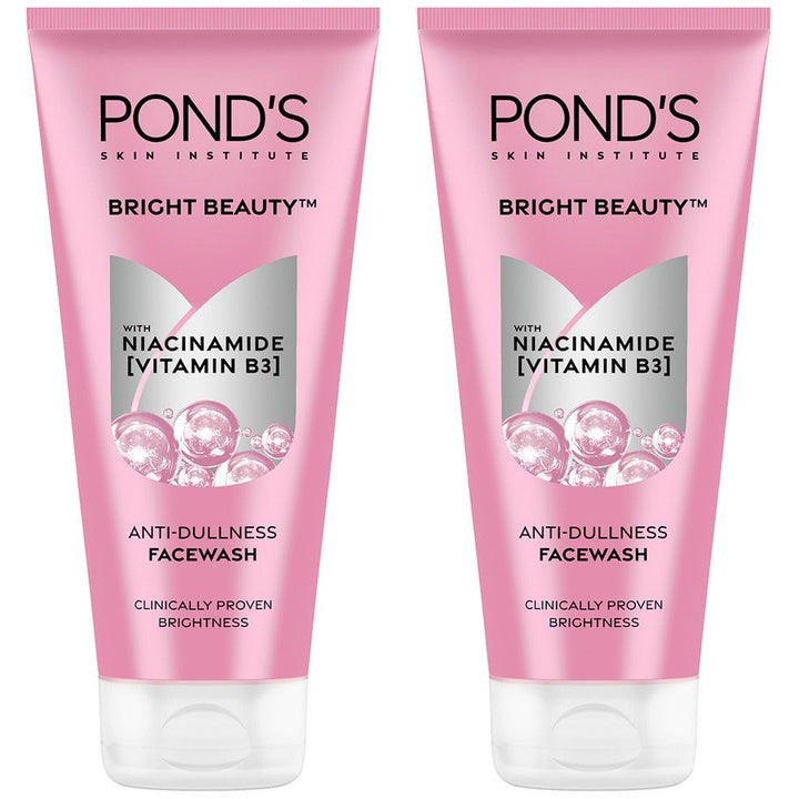 Ponds Set Of 2 Bright Beauty Spot-Less Glow Face Wash with Vitamin B3 - 200g Each