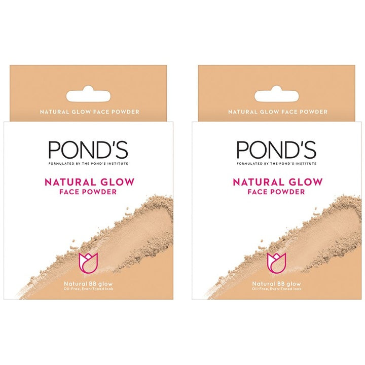 Ponds Set of 2 Oil Free Natural Glow Loose Face Powder - BB Glow