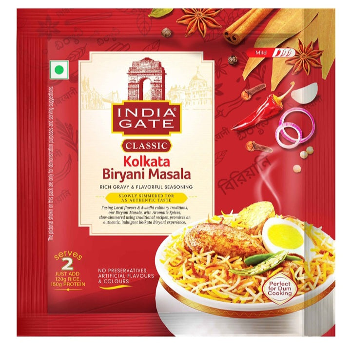 India gate classic Kolkata biryani masala : 70 gm