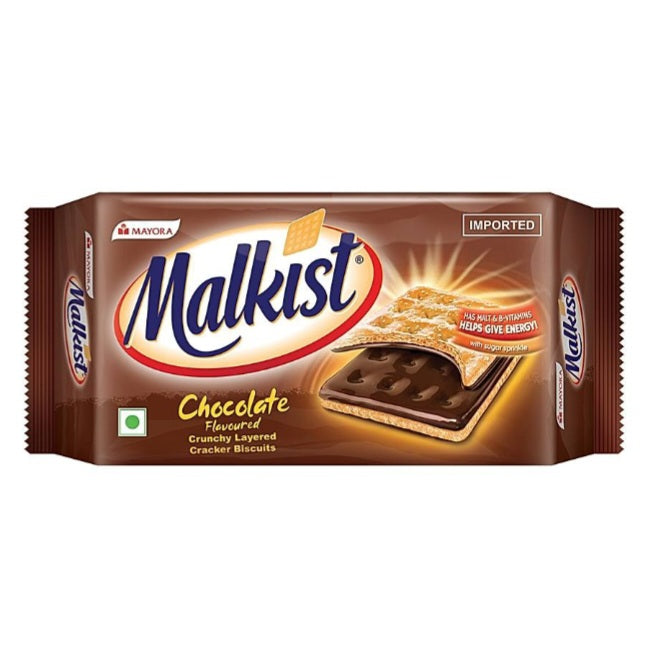 Malkist Chocolate Flavoured Crunchy Layered Crackers : 138 gm