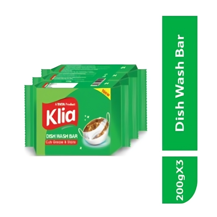 TATA klia Dishwash Bar : 3 X 200 gm