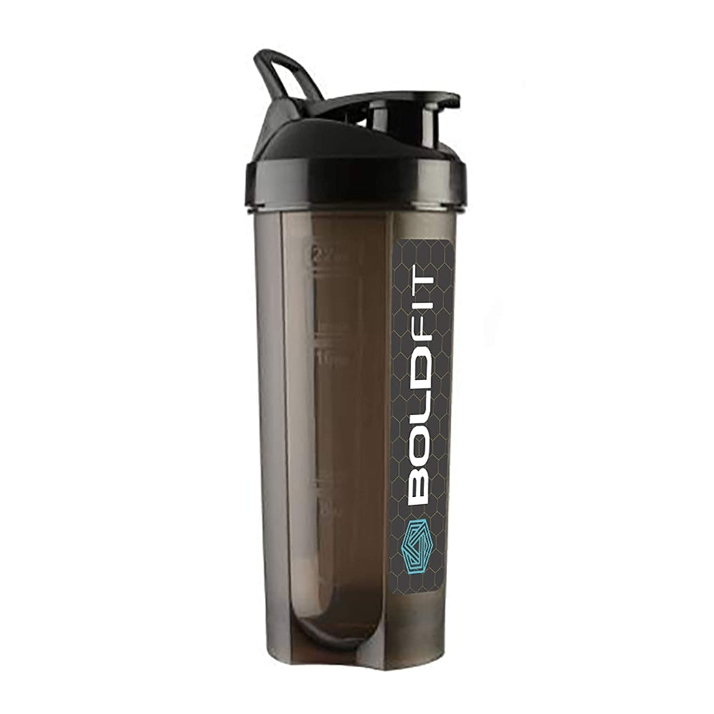 Boldfi Gym Typhoon Shaker Bottle (650 ml) - Black - 1 U