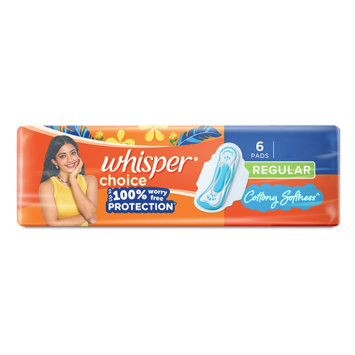 Whisper Whisper Choice Regular Sanitary Pads 7 pcs