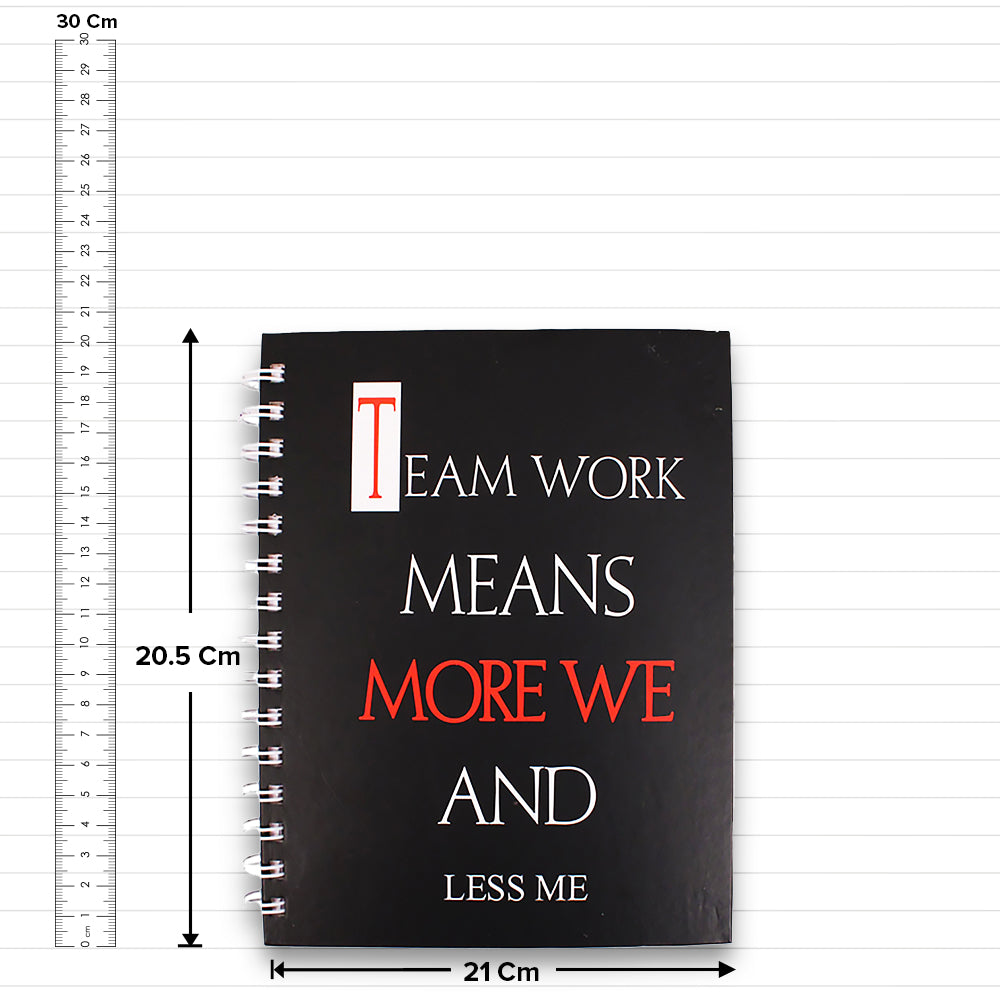 Archies Spiral Corporate Teamwork Single Line Notebook (160 Pages) - 1 U