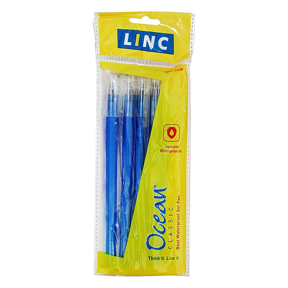 Linc Ocean Blue Gel Pen - 5 U