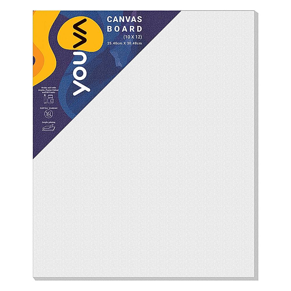 Navneet Youva Canvas Board (10x12 Inches) - 1 U