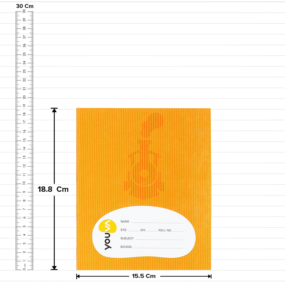 Navneet Youva Regular Size Notebook (Assorted) - 172 Pages - 1 U