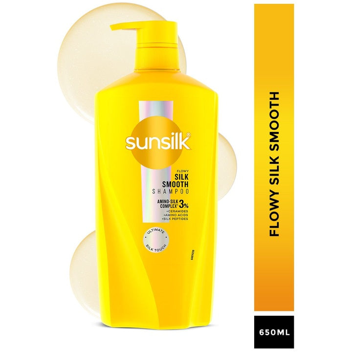 Sunsilk Flowy Silk Smooth Shampoo - 650 ml