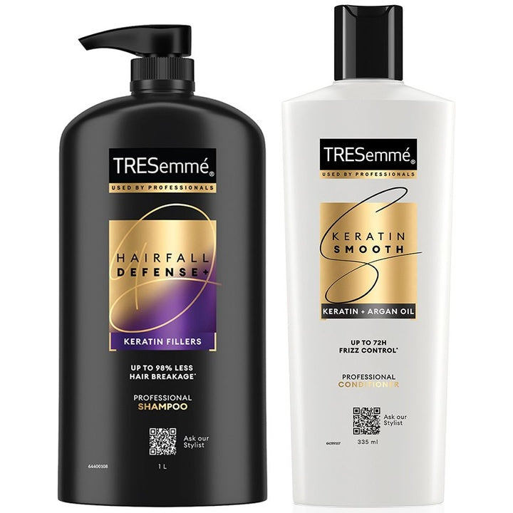 TRESemme Set of Hair Fall Defence Shampoo & Keratin Smooth Conditioner