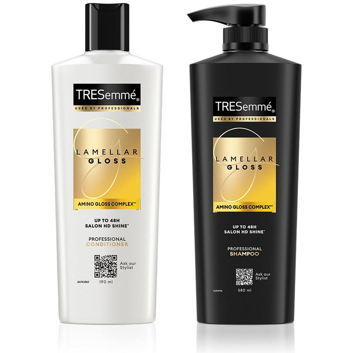 TRESemme Lamellar Gloss Shampoo 580ml & Conditioner 190ml