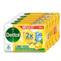Dettol Lime Cool Bathing Soap Bar with 2x Menthol  (5 x 150 g)
