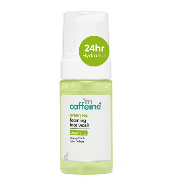 mCaffeine Green Tea Face Wash Vitamin C: 110 ml