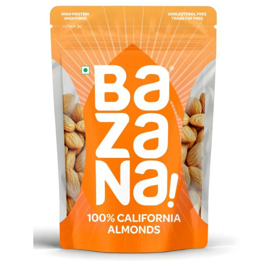 Bazana California Almonds (Badam): 500 g
