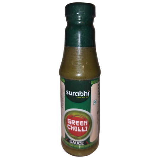 Surabhi Green Chilli Sauce : 190 gms