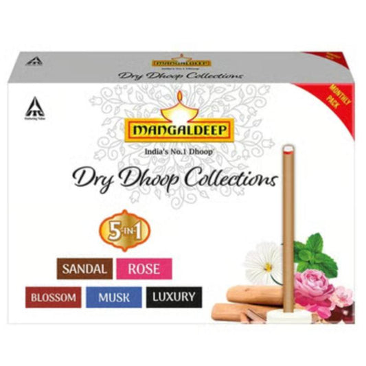 Mangaldeep Dry Dhoop Collections 5 In 1 : 75 g
