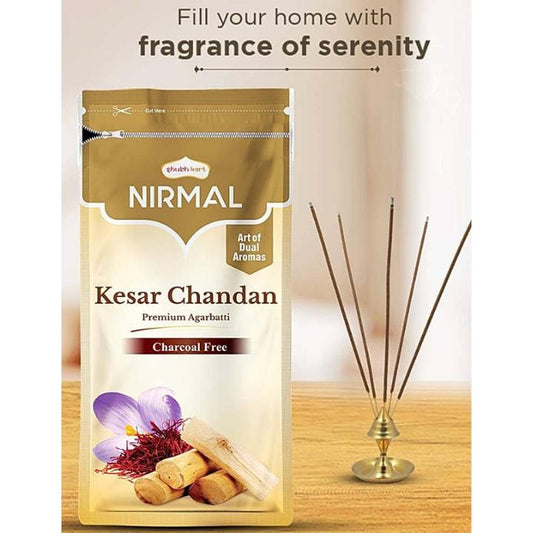 Shubhkart Nirmal Kesar Chandan Premium Agarbatti : 150 g