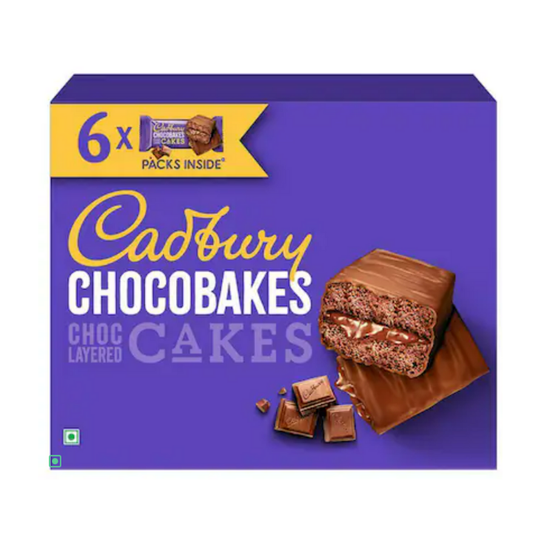 Cadbury Chocobakes Choc Layered Cake 114 g (Pack of 6)