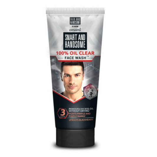 FAIR AND HANDSOME Instant Radiance Oil Clear Face Wash To Reduce Pimples & Blackheads 150g