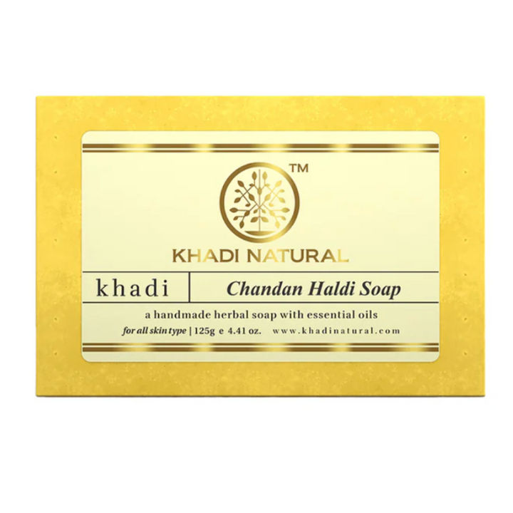 Khadi Natural Chandan Haldi Soap : 125 gms