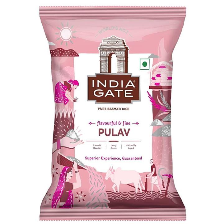 India Gate Pulav Pure Basmati Rice: 500 g
