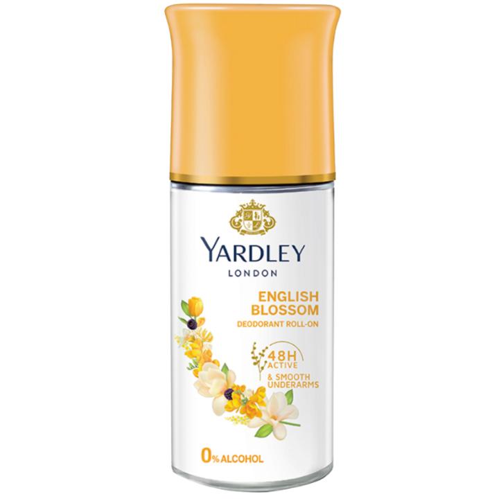 Yardley English Blossom Deodorant Roll-On for Women: 50 ml