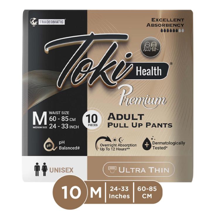 Toki Health Premium Adult Pull Up Pants M: 10 U