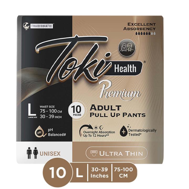 Toki Health Premium Adult Pull Up Pants L: 10 U