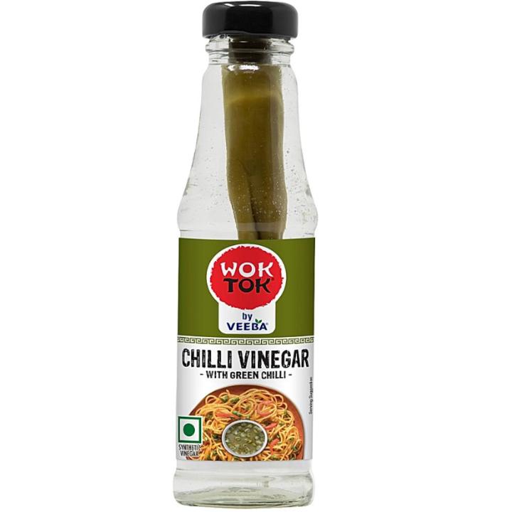 Wok Tok By Veeba Chilli Vinegar With Green Chilli: 175 ml
