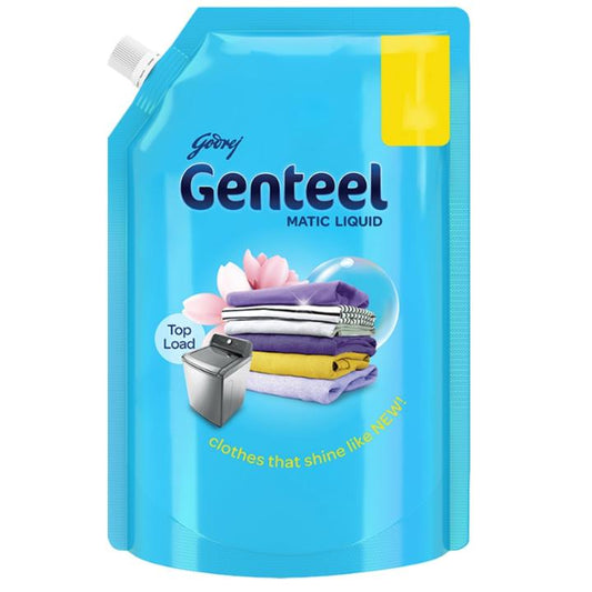 Godrej Genteel Matic Liquid Detergent - Top Load Pouch: 2 kg