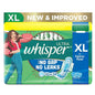 Whisper Ultra No Gaps No Leaks Sanitary Pads (XL): 30 Unit