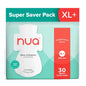 Nua Ultra-Safe Sanitary Pads XL+: 30 U