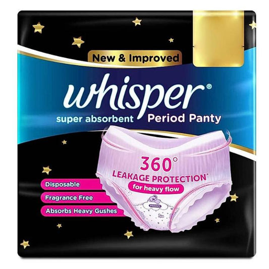 Whisper Super Absorbent Period Panty L-XL: 6 Unit