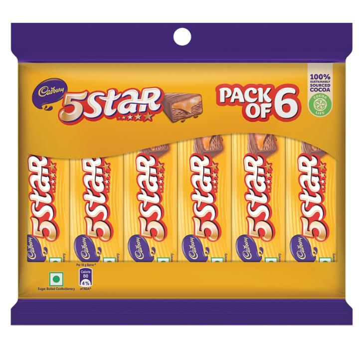 Cadbury 5 Star Bar: 6x16 g