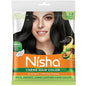 Nisha Creme Hair Color - Natural Black 1.0