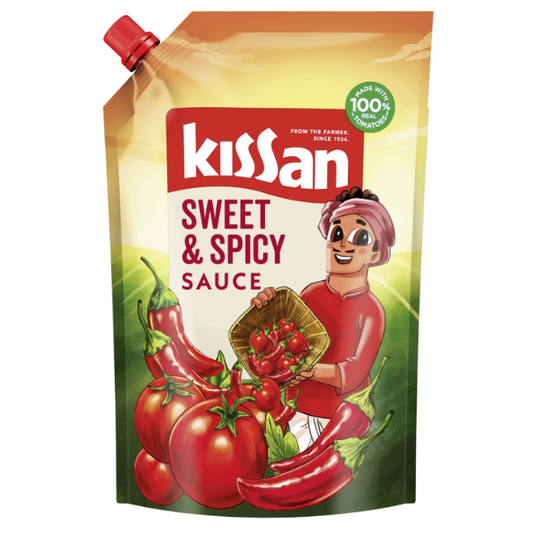 Kissan Tomato Sauce - Sweet & Spicy : 850 g