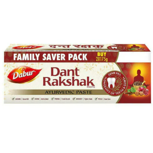 Dabur Dant Rakshak Ayurvedic Paste 175 g (Pack of 2)