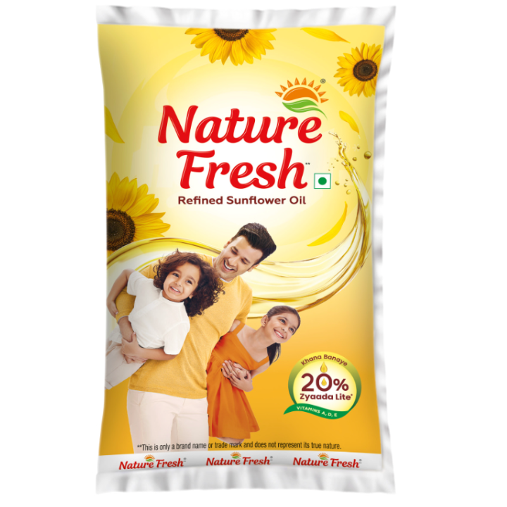 Nature Fresh Refined Sunflower Oil Pouch 840g