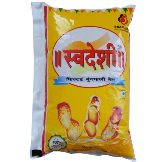 Swadeshi Filtered Groundnut Oil 910g