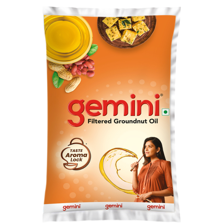 Gemini Pure Groundnut Oil 870g